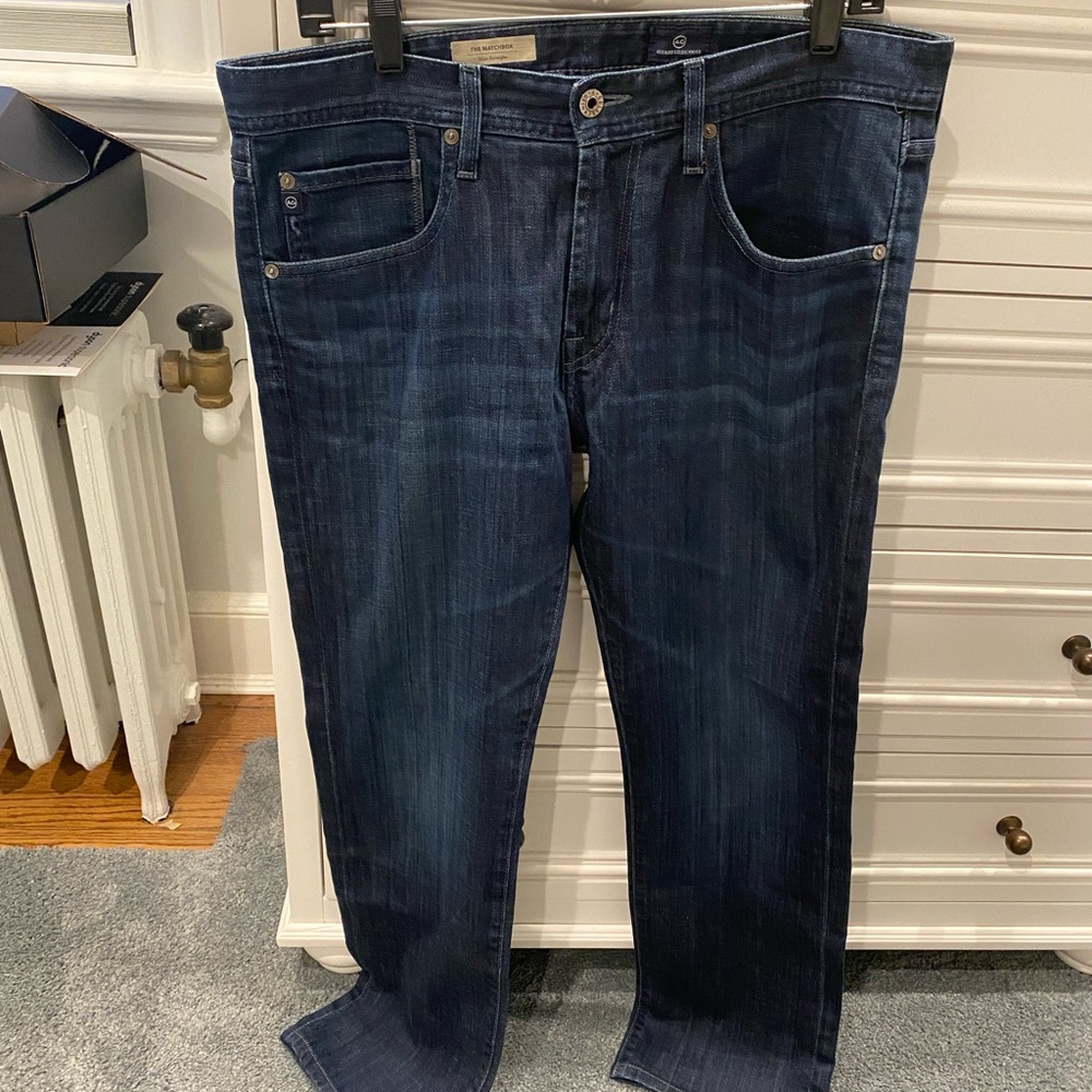 Ag The Matchbox Slim Straight Jeans Size 34